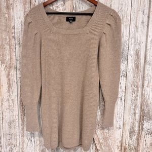 Vici- Square Neck Sweater Dress